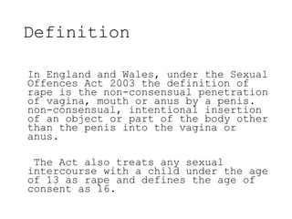 RCEM guidance on Rape/sexual assault care in ED & the HIV testing in ED ...