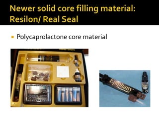  Polycaprolactone core material
 