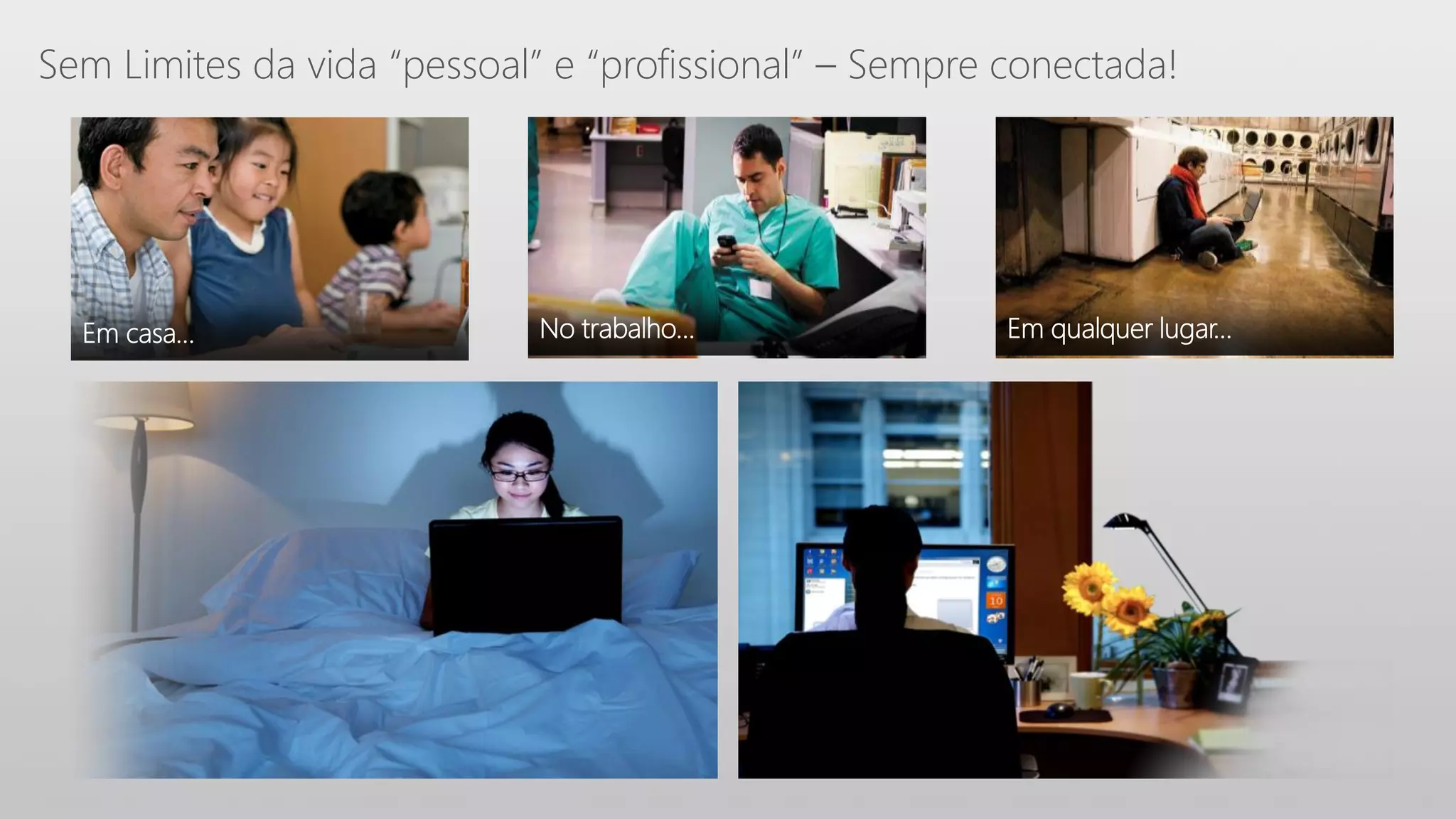 Sem Limites da vida “pessoal” e “profissional” – Sempre conectada!
 