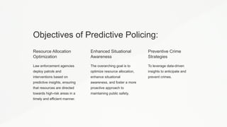 Application of data science in predictive policing | PPTX