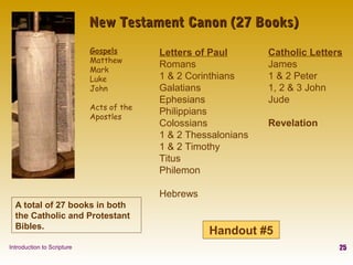 Rcia presentation on sacred scripture | PPT