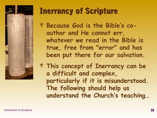 Rcia presentation on sacred scripture | PPT