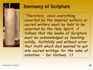 Rcia presentation on sacred scripture | PPT