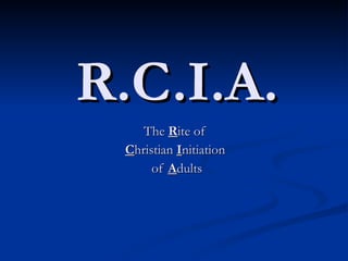 Rcia Handbook.pdf RCIA Q And A | PPT