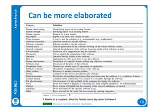 18
Can be more elaboratedRCIS2020XavierFranch
 