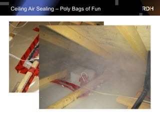 Ceiling Air Sealing – Poly Bags of Fun
 