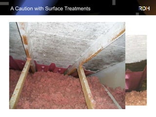 A Caution with Surface Treatments
 