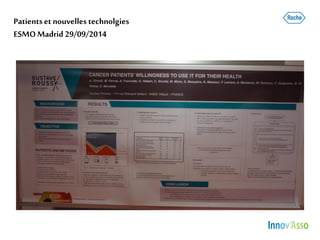Patientset nouvelles technolgies
ESMOMadrid 29/09/2014
 