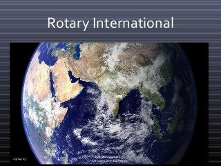 Rotary International
19/04/13
HD persmoment Rc
Landen/DKV/RZTienen
 