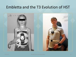 Embletta and the T3 Evolution of HST




1/21/12         Randy Clare and Associates   27
 