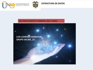 RECONOCIMIENTO GENERAL DEL CURSO LUIS LIZARAZO SANDOVAL GRUPO 301305_15 