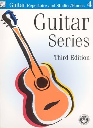 Rcm   guitar series (third edition, 2004) - repertoire and studies, book 4