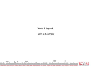 Towns & Beyond…

Semi Urban India
 
