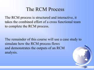 Rcm 4 hour overview for rcm teams | PDF