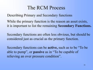 Rcm Function Rcm 4 hour overview for rcm teams | PDF
