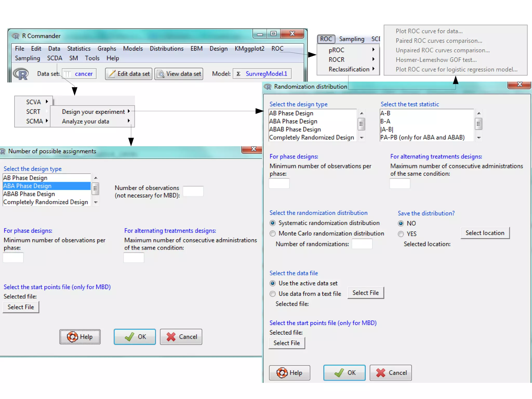 Rcommander - a menu-driven GUI for R