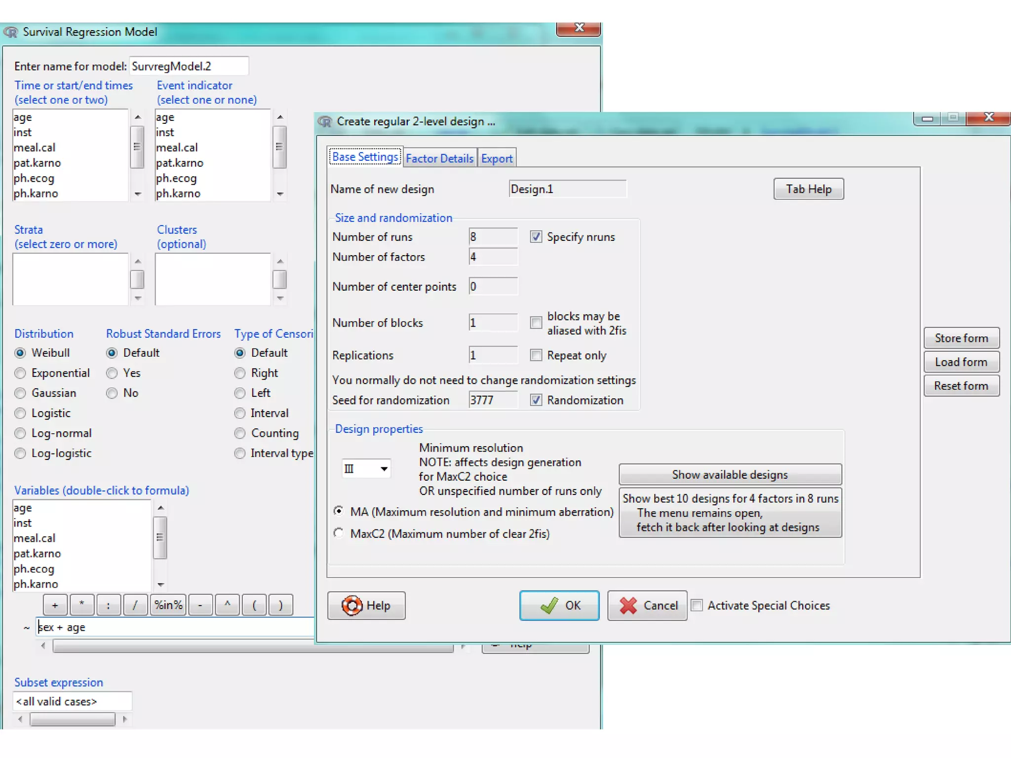 Rcommander - a menu-driven GUI for R