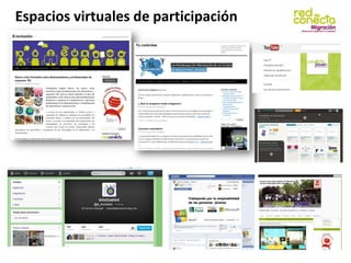 Espacios virtuales de participación

 