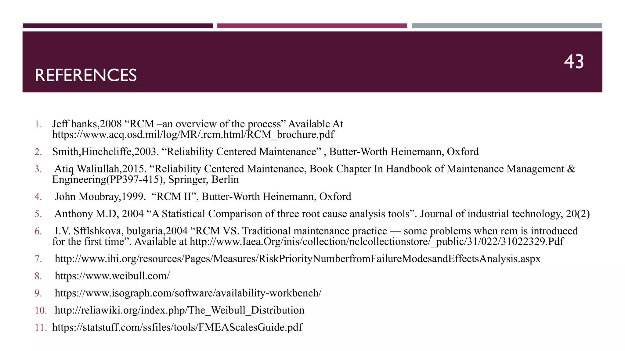 Rcm of compressor | PDF