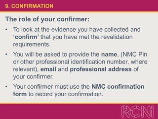 Rcni revalidation study day presentation 2017 preston | PPTX