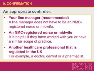 Nmc Code Rcni Rcni revalidation study day presentation 2017 preston | PPTX