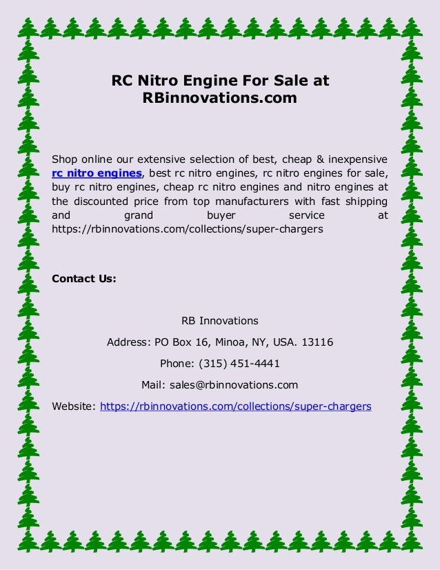 best nitro engine