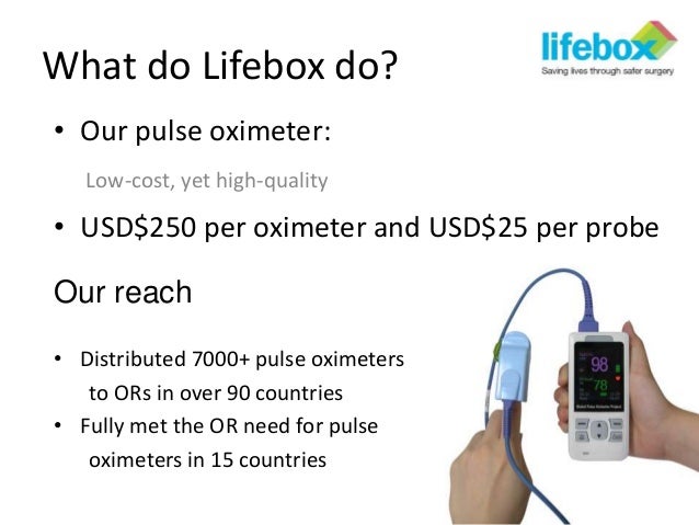 Lifebox Pulse Oximeter