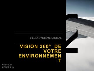 2 VISION 360° DE VOTRE ENVIRONNEMENT L’ECO-SYSTÈME DIGITAL 
