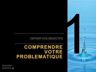 1 COMPRENDRE VOTRE PROBLEMATIQUE DEFINIR VOS OBJECTIFS 