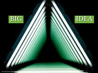 BIG

http://www.ﬂickr.com/photos/11433049@N02/3439373674/

IDEA

 