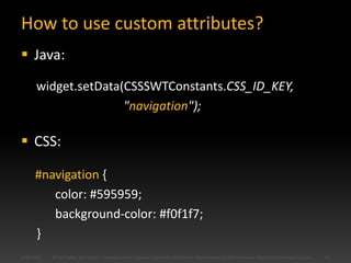 CSS Styling for Eclipse RCP 3.x and 4.x | PPTX