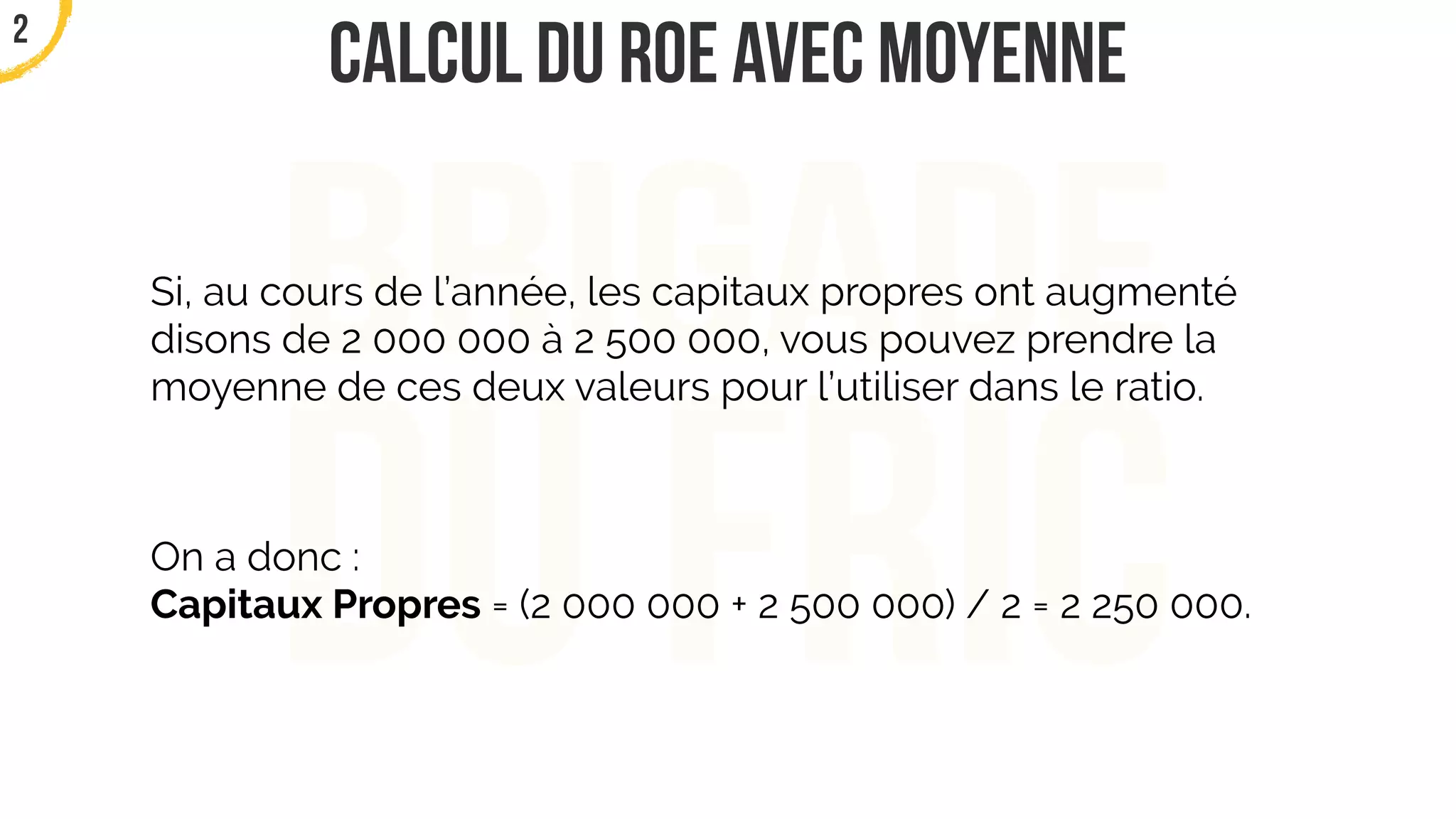 Calcul Rentabilité Des Capitaux Propres – YYIP