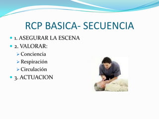 RCP BASICASe emplea para ello:Aire espirado por reanimador (16-18 %)