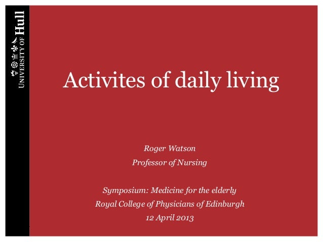 Activities Of Daily Living
