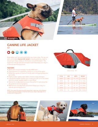 canine friendly life jacket