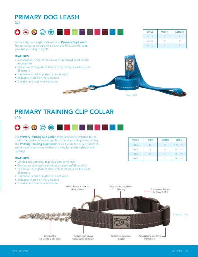 Rc Pet Products Size Chart