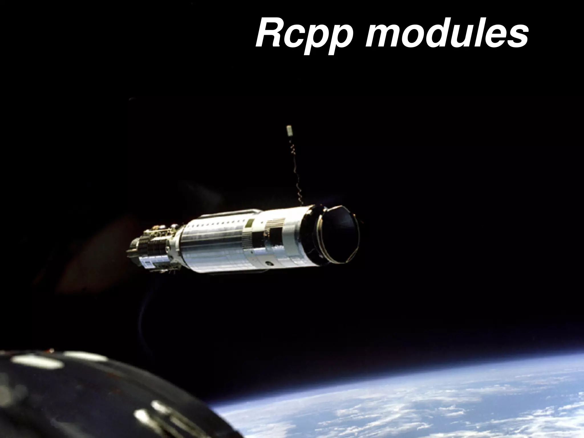 Rcpp modules
 