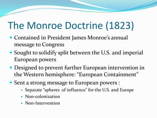 Map of Dates of Independence of American Nations