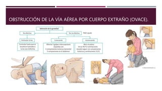 OBSTRUCCIÓN DE LA VÍA AÉREA POR CUERPO EXTRAÑO (OVACE).
 