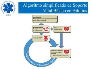 Algoritmo simplificado de Soporte
Vital Básico en Adultos
 