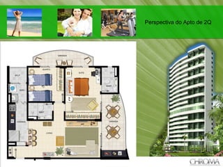 + Perspectiva do Apto de 2Q 