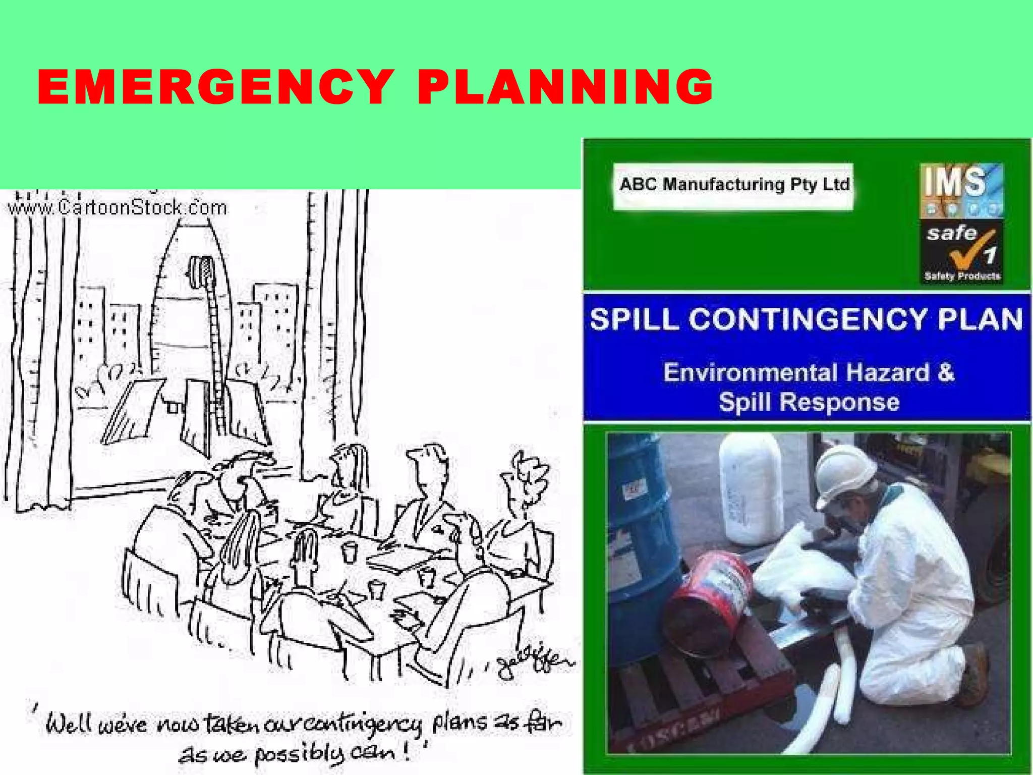 EMERGENCY PLANNING 