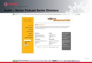 Audio – Sector Podcast Sector Directory Visit 