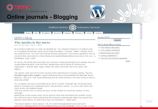 Online journals - Blogging Visit 