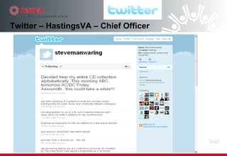 Twitter – HastingsVA – Chief Officer Visit 
