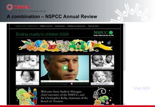 A combination – NSPCC Annual Review Visit NSPCC 