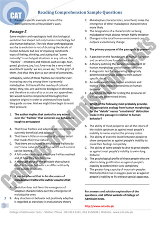 GAT NTS SAMPLE PAPERS MATERIAL PART 10 | PDF