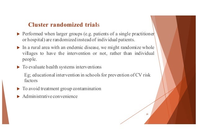Randomised Controlled Trial Rct Experimental Study