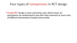 Two Arm Rct Algorithm Design Random control trial RCT community medicine .pptx