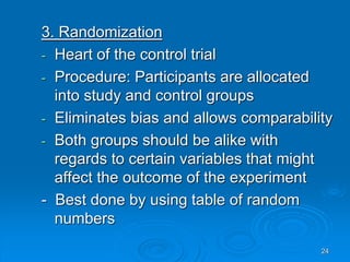 Randomized Controlled Trial | PPT